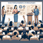 Strategies for handling interruptions and challenging questions in technical talks